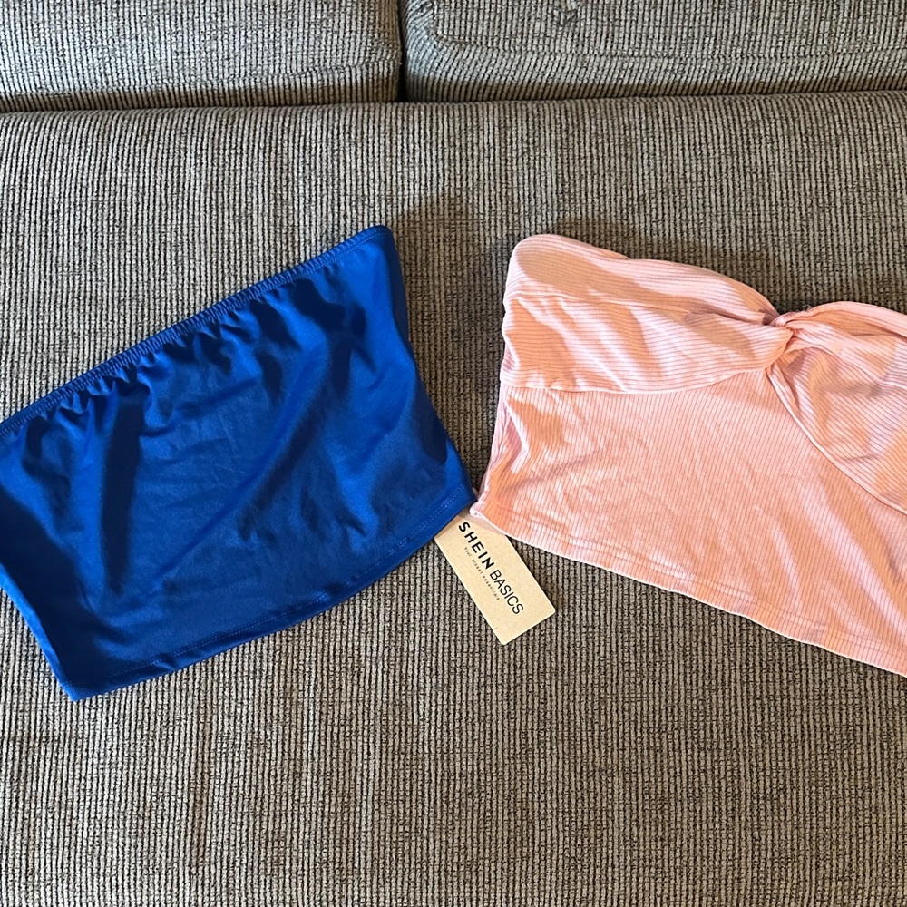 Shein women tube top bundle